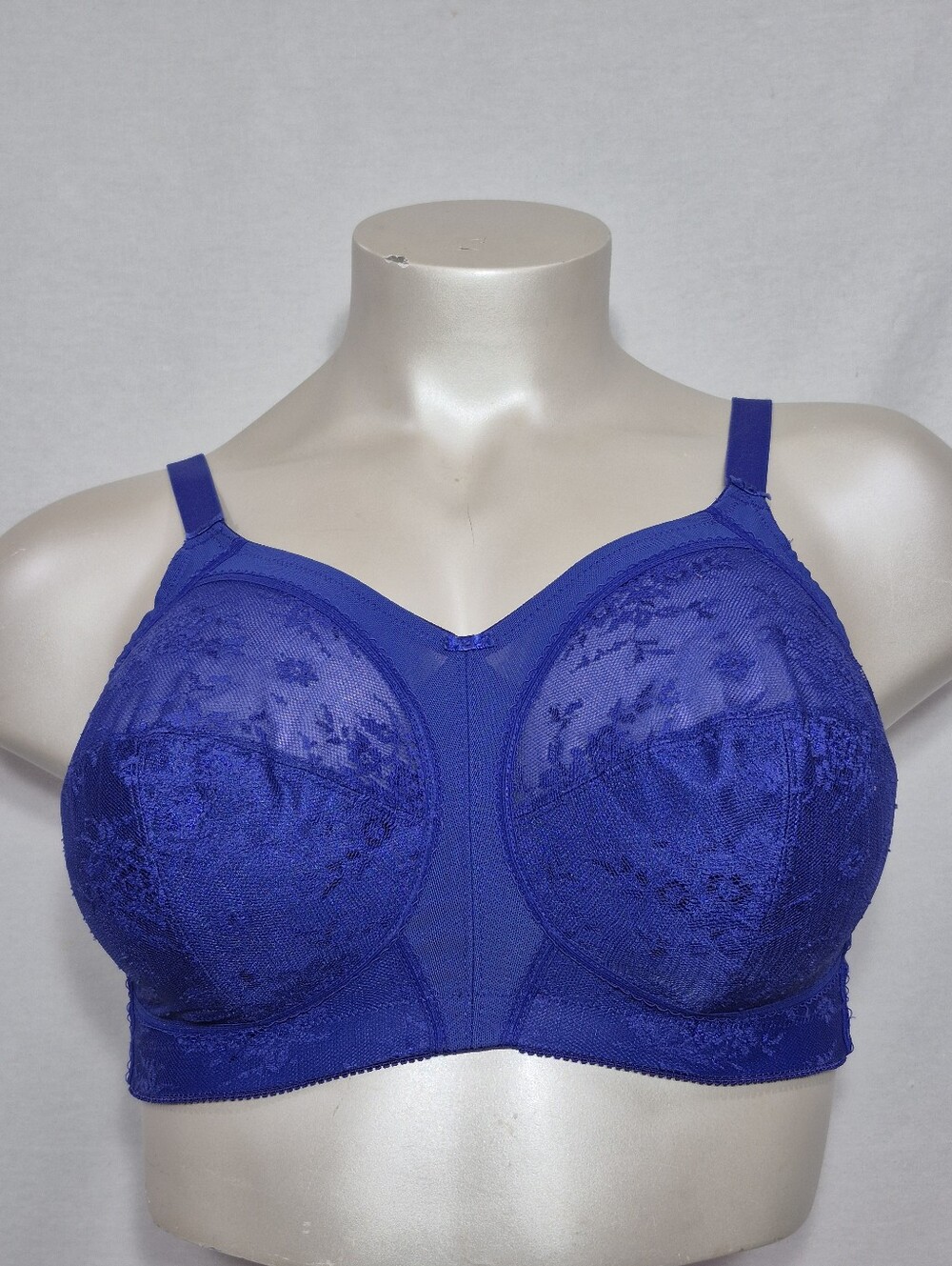 36H US (36FF UK) Goddess 700218 Verity Full Cup Wire Free Bra Blue